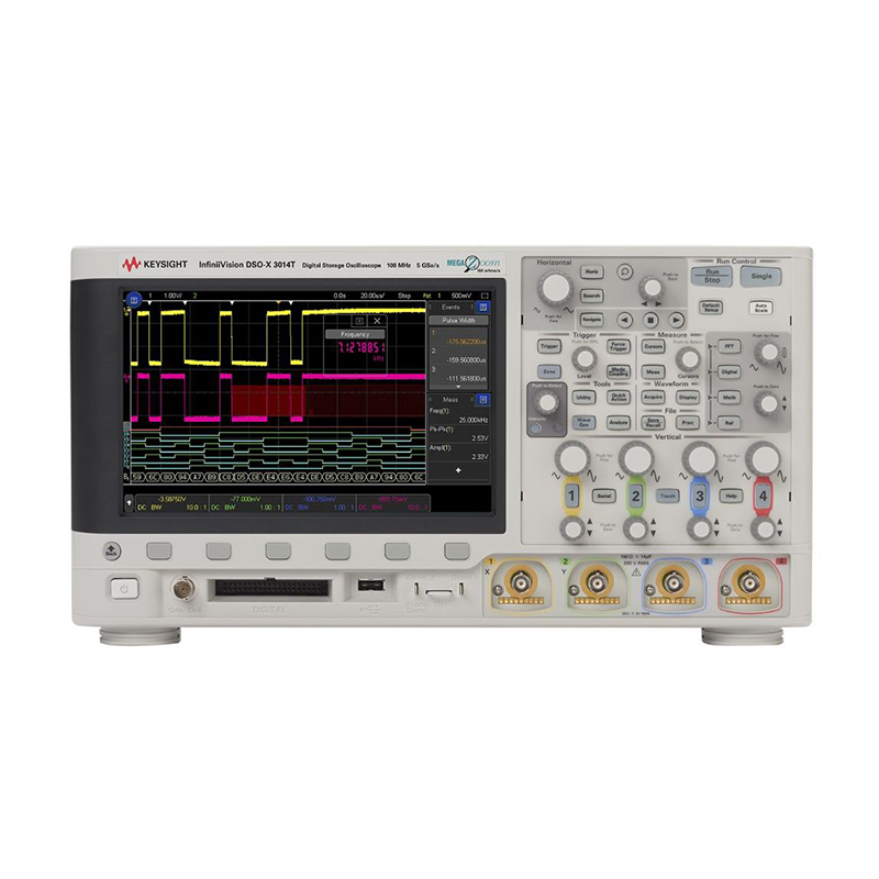 是德DSOX3014T 示波器：100 MHz，4 个模拟通道