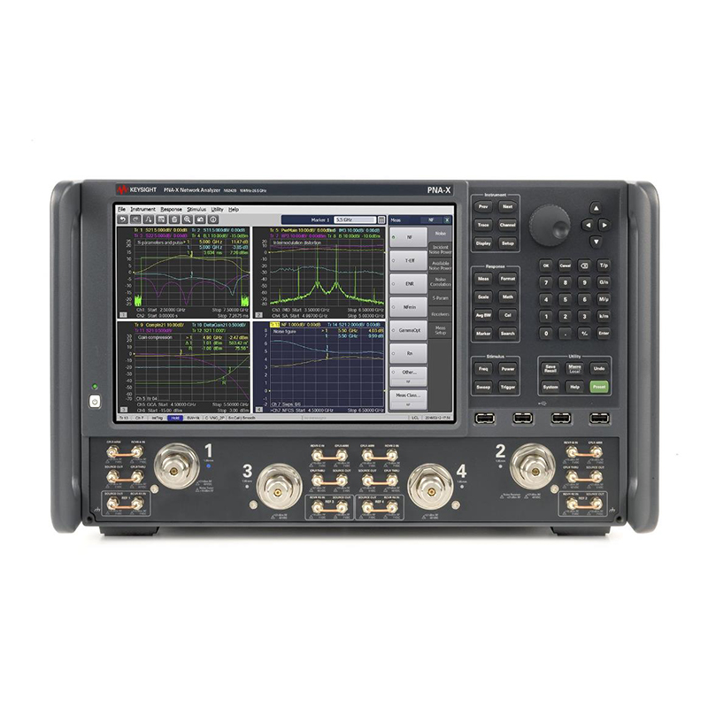 是德N5242B PNA-X 微波网络分析仪，900 Hz/10 MHz 至 26.5 GHz